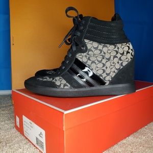 Coach Alara Signature Wedge Sneaker